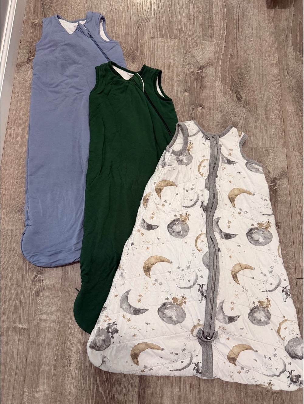 12-18 month sleep sacks- Kyte and Burt’s Bees